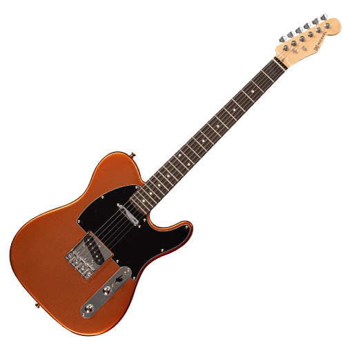 Guitarra Michael GMT400 TL Luminis CPN Champagne com Corpo Basswood Braço Maple e Captadores Michael Velvet Alnico Single Coil Lipstick SS