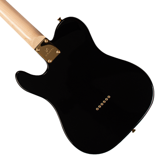 Guitarra Michael GMT525 TL Royale ABK All Black com Corpo Basswood Braço Maple e Captadores Michael Velvet Alnico Single Coil Lipstick SS