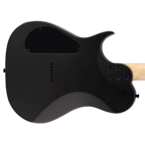 Guitarra Michael Raze GMR410 Dark Side Superstrato Humbucker Cerâmico Purple Heart Ponte Hardtail String Through