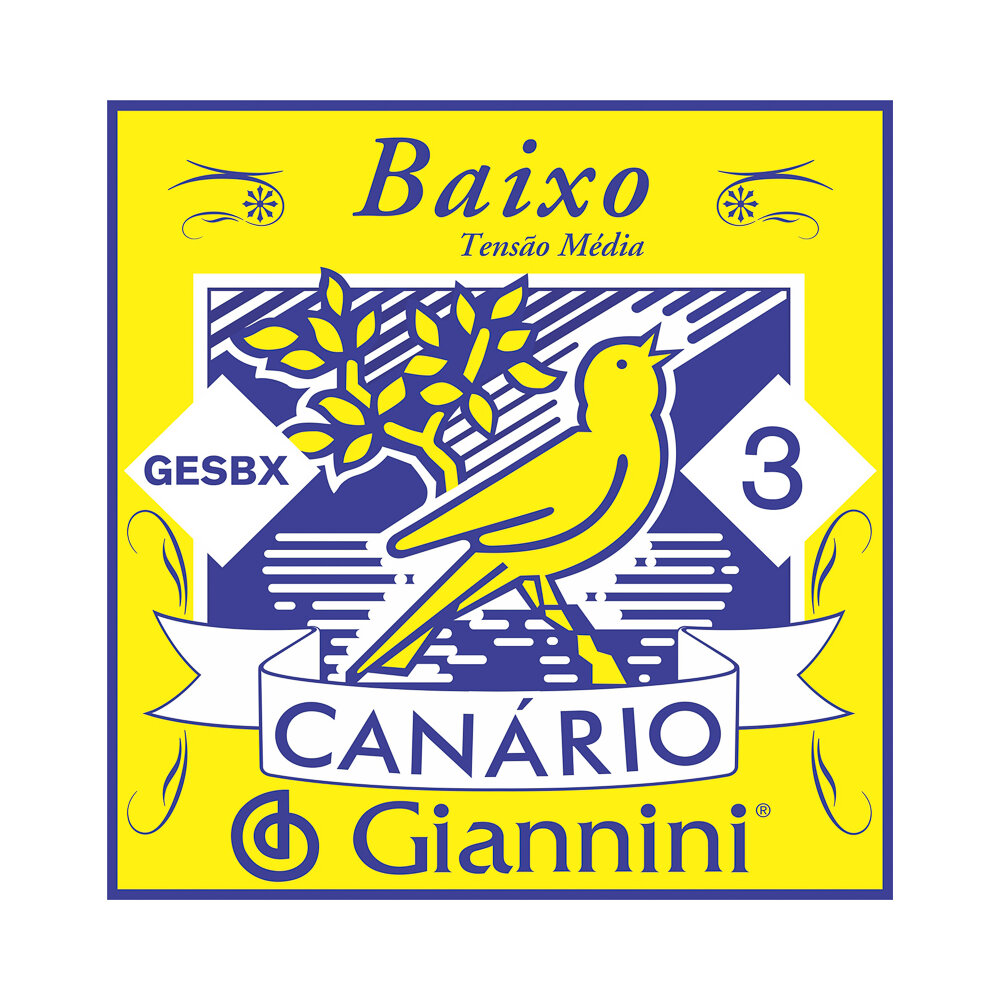 Corda Avulsa para Baixo 3 Giannini Canário GESBX.3