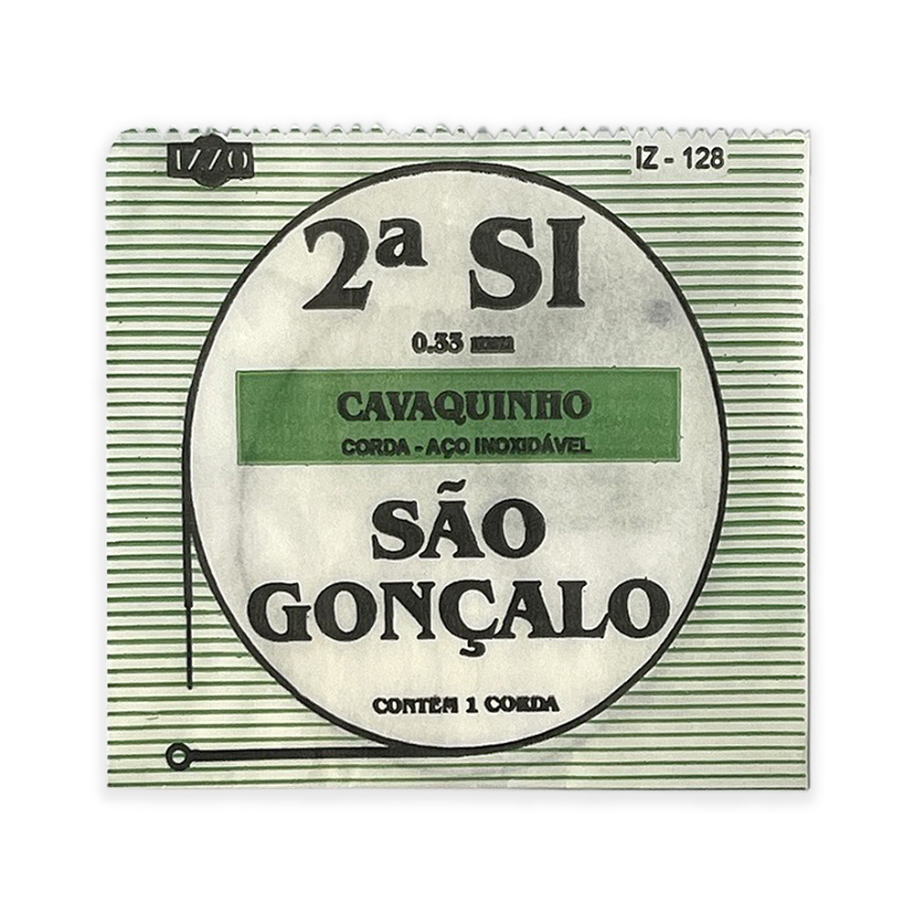 Corda Avulsa Cavaquinho 2 B Sao Goncalo 128 com bolinha