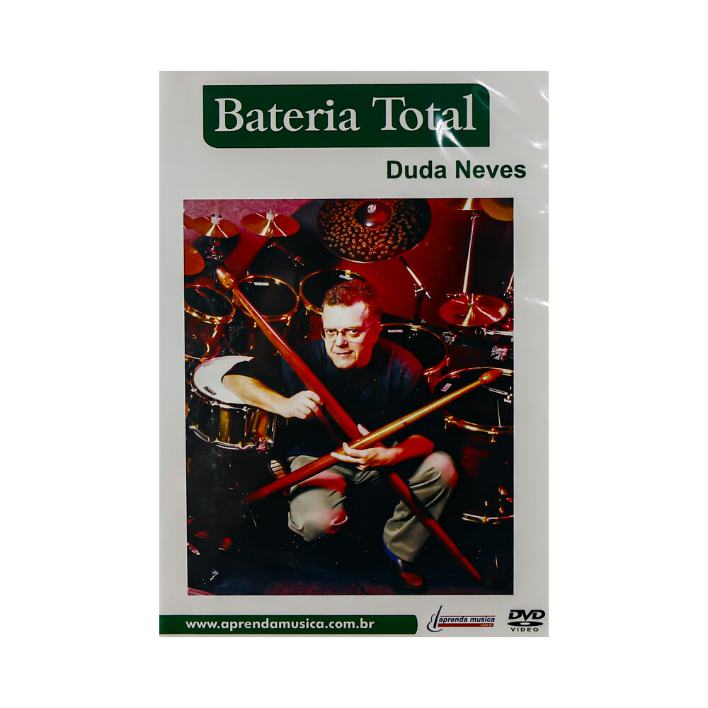 DVD Aula Bateria Total Duda Neves