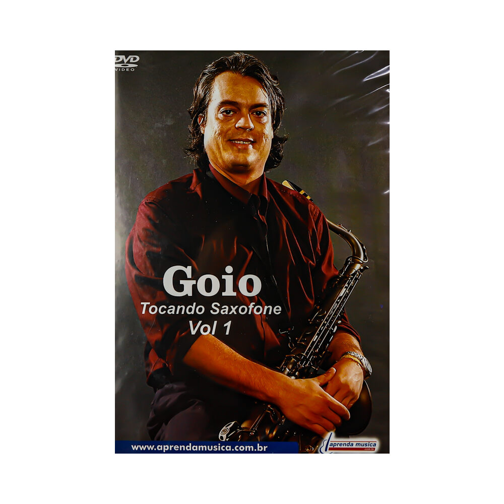 DVD Aula Tocando Sax Volume 1 Goio Lima