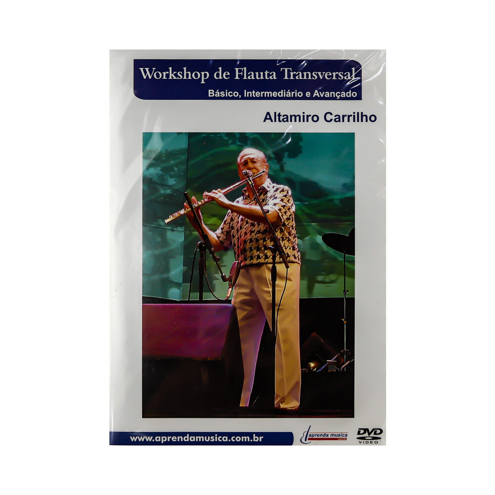 DVD Aula Workshop de Flauta Transversal Altamiro Carrilho