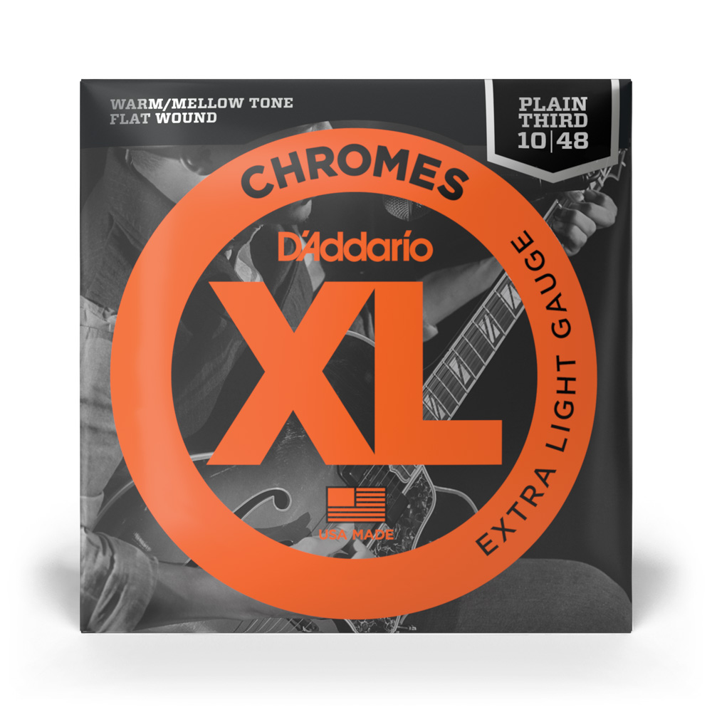 Encordoamento Guitarra 10-48 D Addario Chromes ECG23PL