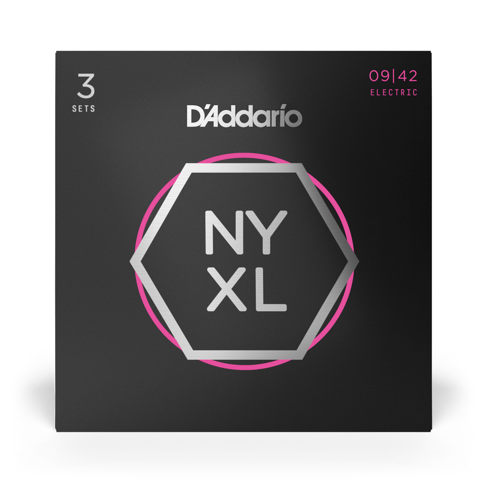 Encordoamento Guitarra 3 Peças 09-42 DAddario NYXL0942-3P