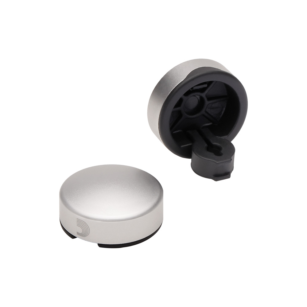 Kit 2 botões D Addario prata pedais e Pedaleira PW-FST-02S