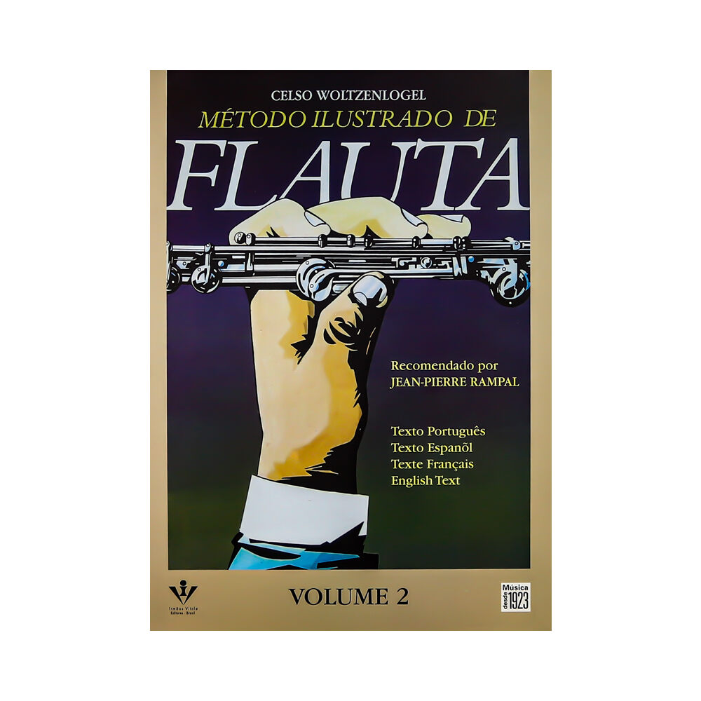 Metodo ilustrado de Flauta Volume 2 Celso Woltzenlogel
