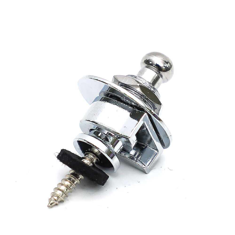 Trava Cromada para Correias de Instrumentos Spirit H5150-40 Par de Straplocks de Alta Qualidade