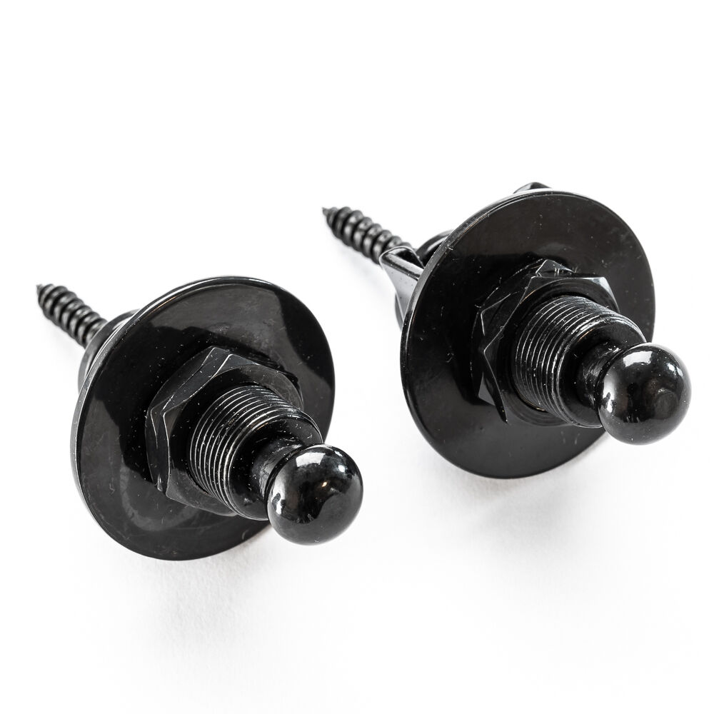 Trava para Correias de Instrumentos Spirit H5150-40 Par de Straplocks Pretos para Guitarras e Violões