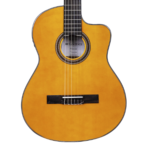 Violão Eletroacústico Michael Renascence VMR250CE Cutaway Nylon com Tampo Spruce Fundo e Laterais Mahogany Braço Nato Escala Rosewood e Equalizador Michael DUO