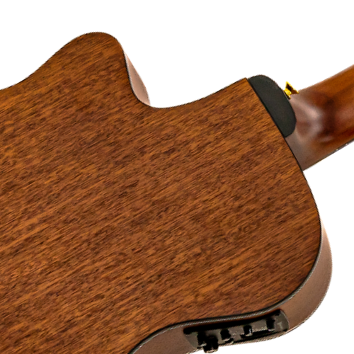Violão Eletroacústico Michael Stellar Slim VMS270 Sunburst com Tampo Spruce Fundo e Laterais Mahogany Braço Nato Escala Black Richnite HPL e Equalizador Michael Effex