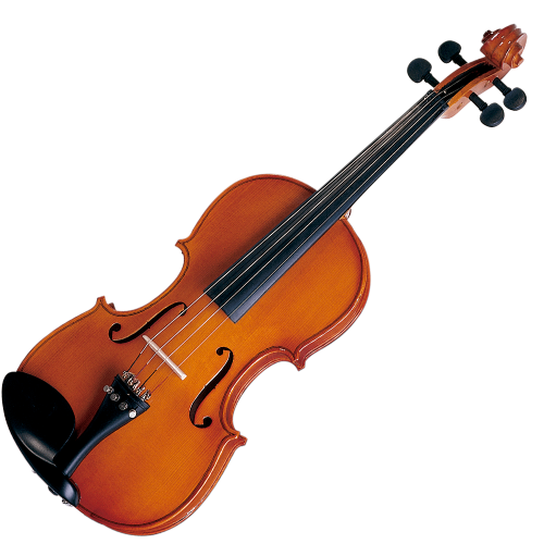 Violino Michael VNM30 Tradicional 3/4 com Tampo Spruce Sólido Fundo Maple 4 Microafinadores Case Térmico Arco Espaleira e Breu