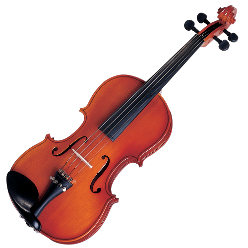 Violino Infantil Michael VNM10 Tradicional 1/4 com Tampo Spruce Sólido Fundo Maple 4 Microafinadores Estojo Térmico Arco e Breu