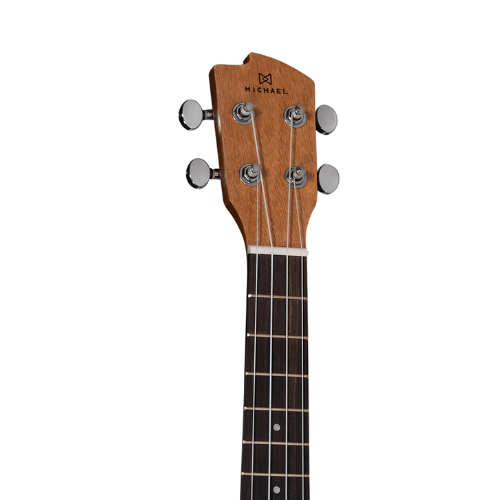 Ukulele Tenor Acústico Michael MK27 ZB Zebra Wood com Tampo Zebra Wood Fundo e Laterais Zebra Wood Escala Blackwood e Cavalete Blackwood