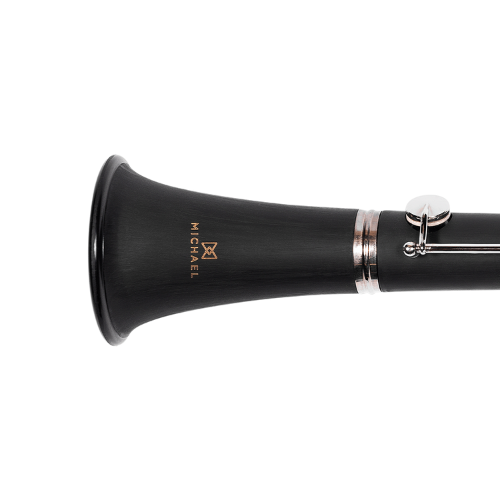 Clarinete Michael WCLM30N Série Essence Si Bemol Bakelite 17 Chaves Niqueladas Cortiça Natural Timbre Aveludado com Boquilha Case e Acessórios
