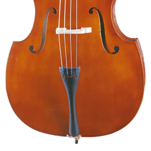 Baixo Acústico Michael VBM40 4/4 Avermelhado com Tampo Spruce Fundo Maple e Arco Crina Animal
