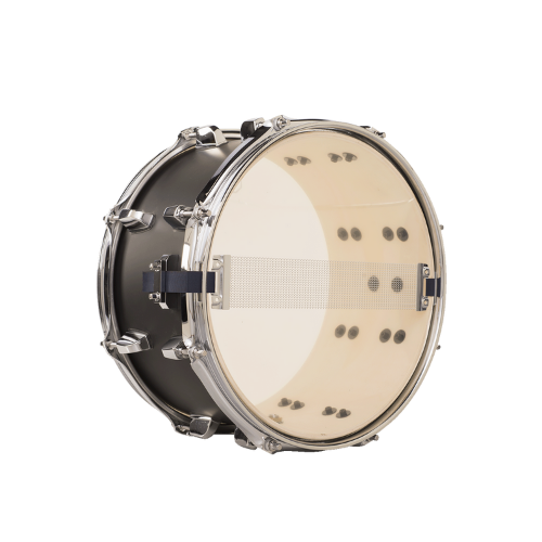 Caixa de Bateria Michael Powergate Stage PGS1255 JBK 12x5.5 Jet Black com Fuste Poplar Aros Power Hoop e Esteira 20 Fios