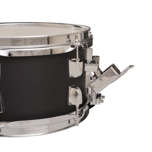 Caixa de Bateria Michael Powergate Stage PGS1055 JBK 10x5.5 Jet Black com Fuste Poplar Aros Power Hoop e Esteira 20 Fios