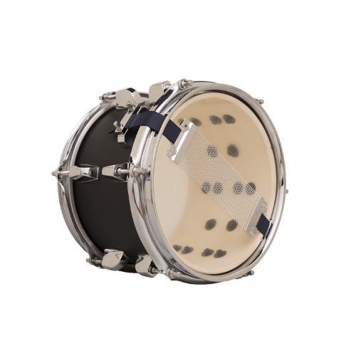 Caixa de Bateria Michael Powergate Stage PGS0806 JBK 8x6 Jet Black com Fuste Poplar Aros Power Hoop e Esteira 20 Fios