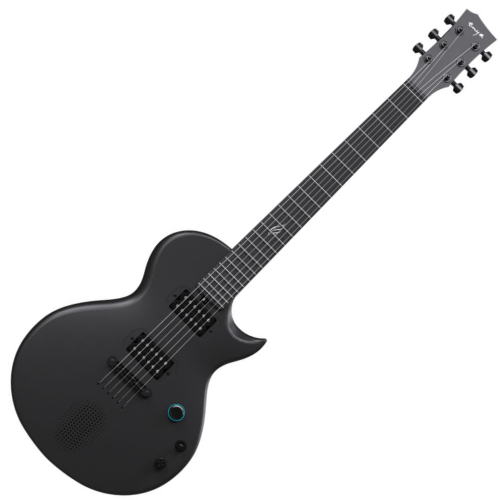Guitarra Smart Seizi Sonic Black com Corpo Fibra de Carbono Captadores Humbucker Alnico II & V HH e Alto-Falante Embutido 10W 10360950