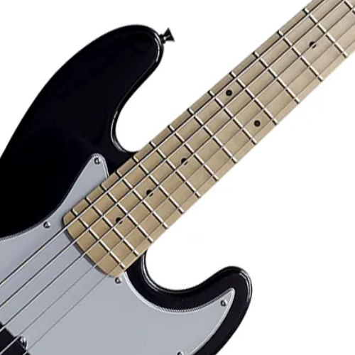 Contrabaixo Waldman GJJ105 BK Jazz 5 Cordas com Captadores J/J e EQ Ativo 3 Bandas