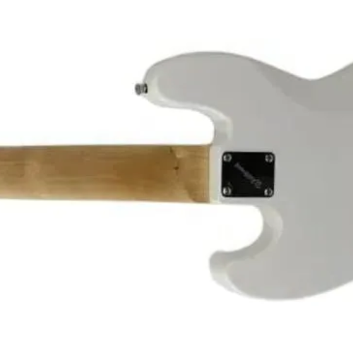 Contrabaixo Waldman GJJ105 Jazz 5 Cordas Branco WH com Captadores JJ e Equalizador Ativo 3 Bandas