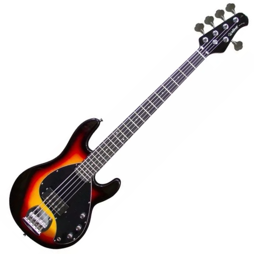 Contrabaixo Waldman MB-105 BS Brown Sunburst 5 Cordas com Captadores J/J e EQ Ativo 3 Bandas