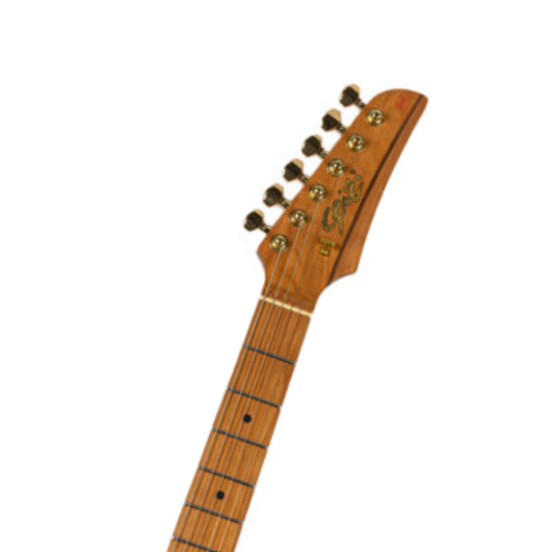 Guitarra Seizi Blast HSH White Storm com Captadores Seizi Blast HSH Equalizador Seizi Aura com Afinador Integrado e Acabamento Blackout Mist 10361288