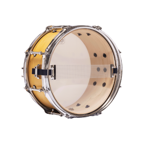Caixa de Bateria Michael Powergate Maple PGM1255 NTS 12x5.5 com Aro Die-Cast e Acabamento Natural Satin