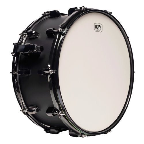 Caixa de Bateria Michael Powergate Darkshot PGD1465 BGR 14x6.5 com Aro Die-Cast e Acabamento Black Gloss Red Burst