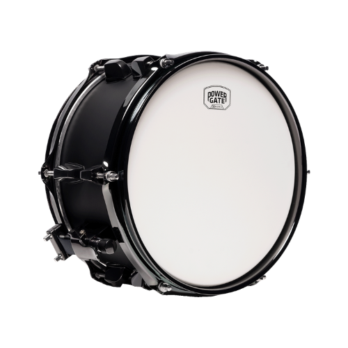 Caixa de Bateria Michael Powergate Darkshot PGD1055 BGR 10x5.5 com Aro Die-Cast e Acabamento Black Gloss Red Burst