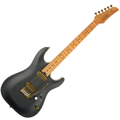 Guitarra Seizi Katana Aura HH RM Blackout Mist com Captadores Seizi Aura HH Equalizador Seizi Aura com Afinador Integrado e Acabamento Blackout Mist`e Bag 10361289