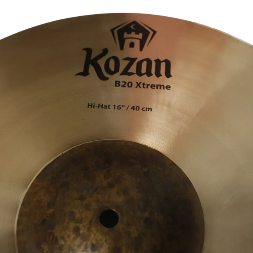 Prato de Bateria Waldman Kozan KOZ-HH16 Chimbal 16" com Liga B20 Som Equilibrado e Versátil Acabamento Natural