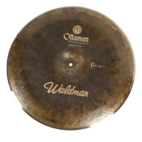 Prato Waldman Ottoman China 19" Efeito Dourado Escuro com Som Trashy Agressivo