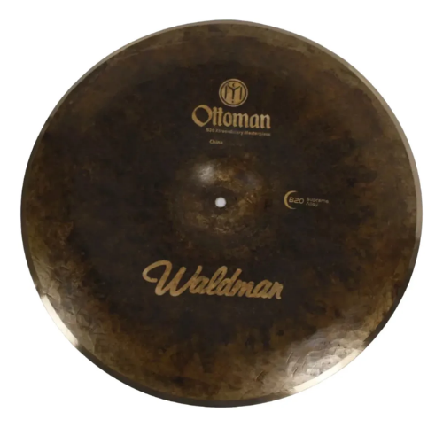 Prato Waldman Ottoman China 21" Efeito Dourado Escuro com Som Trashy Agressivo