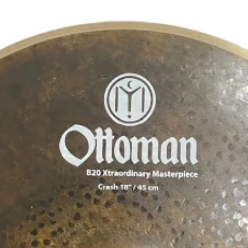 Prato Waldman Ottoman Crash 17" Liga B20 com Som Equilibrado e Projeção Rica