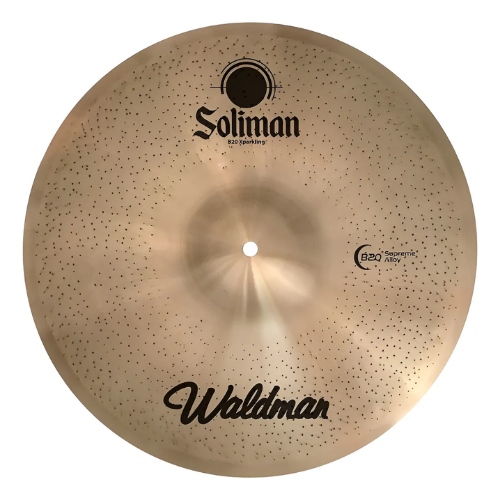 Prato Waldman Soliman Crash 18" Liga B20 com Ataque Definido e Som Equilibrado