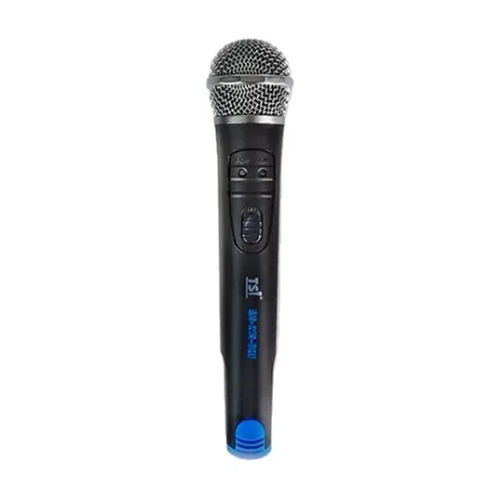Microfone Sem Fio TSI MS-215-CLI UHF Mão + Headset Profissional com Maleta Inclusa