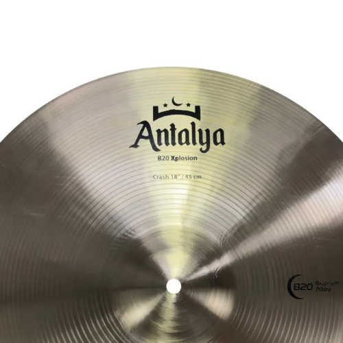 Prato Waldman Antalya Crash 18" Antcr18 Liga B20 com Ataque Definido e Som Equilibrado