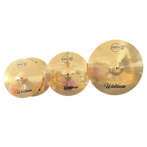 Kit Pratos Bateria Waldman Balance 10 Xplendid 10/14/16/20" Liga B10 com Bag Inclusa