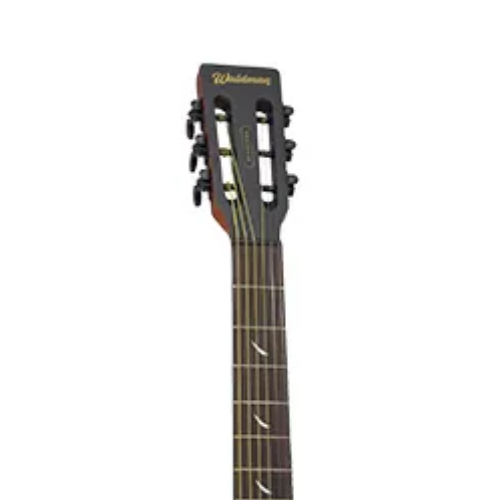 Violão Eletroacústico Waldman Blastone Grand DCEX-641 Aço Black Top com Equalizador Integrado e Afinador