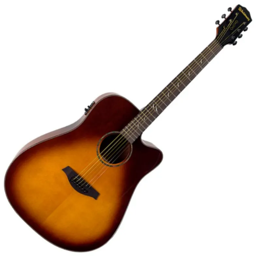 Violão Eletroacústico Waldman Blastone Grand DCEX-741 Aço Sunburst com Equalizador Integrado e Afinador