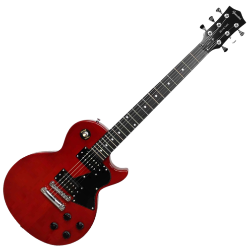 Guitarra Giannini Sonic Plus GAE09 Plus WRD Les Paul Wine Red com Captadores Humbucker e Equalizador Integrado