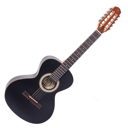 Violão Acústico Marquês VIL08 BKS AC Preto Fosco com Tampo Spruce e Braço Cedro