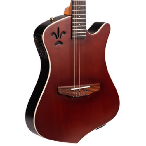 Violão Eletroacústico Marquês VN-10CTSEQ Castanho Fosco Sombra com EQ Ativo 4 Bandas Pré MET-A08 e Microfone Interno