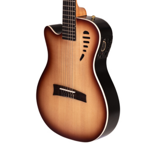 Violão Eletroacústico Marquês Canhoto VN11 NB EQ Preto Fosco com EQ Ativo 4 Bandas e Microfone Interno
