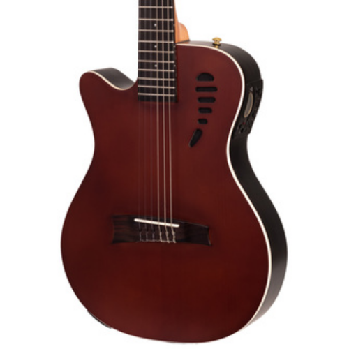 Violão Eletroacústico Marquês Canhoto VN11 CTS EQ Castanho Fosco Sombra com EQ Ativo 4 Bandas e Microfone Interno
