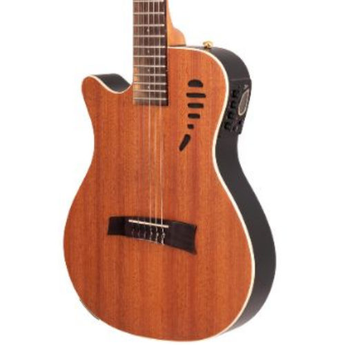 Violão Eletroacústico Marquês Canhoto VN11 MGS EQ Cutaway Mahogany Fosco com EQ Ativo 4 Bandas e Microfone Interno