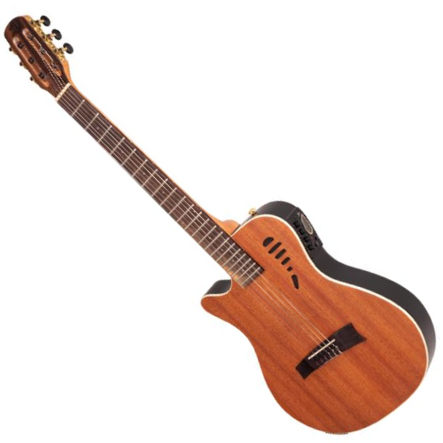 Violão Eletroacústico Marquês Canhoto VN11 MGS EQ Cutaway Mahogany Fosco com EQ Ativo 4 Bandas e Microfone Interno